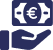 icon of bank note over a hand
