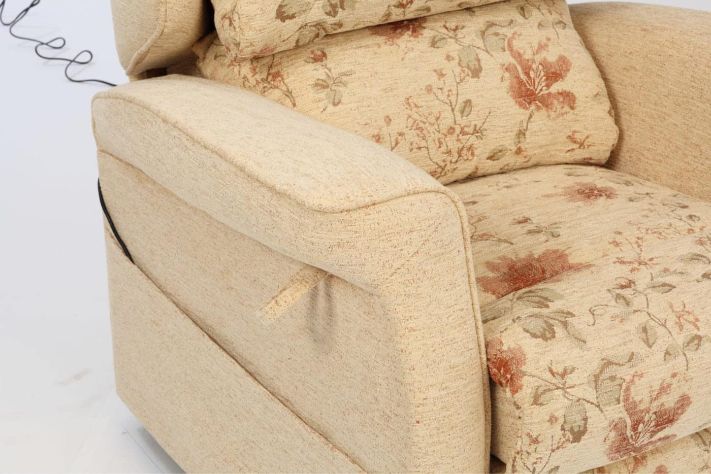 Close up on the Suffolk chair fabric