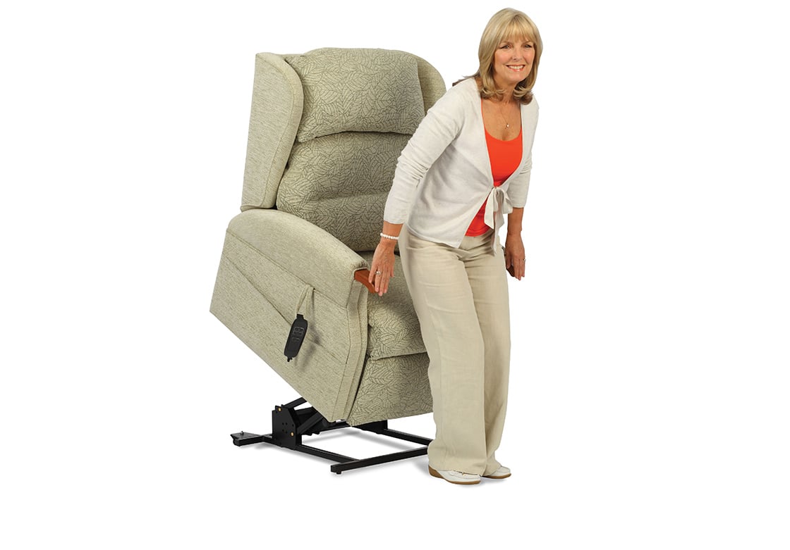 The Cheshire mobility chair when rising up