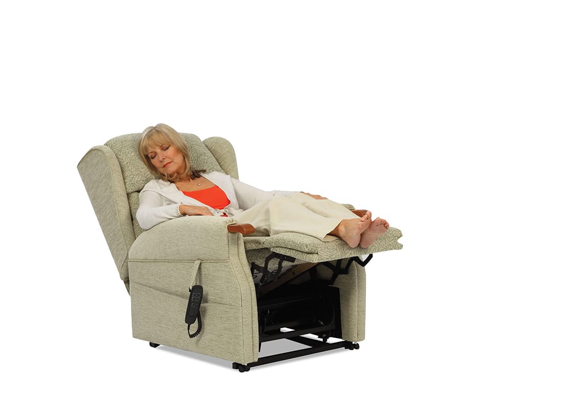 The Cheshire chair with someone sleeping