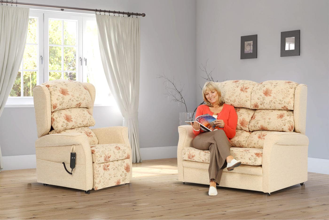 The Suffolk Chair Collection in Cream Colour