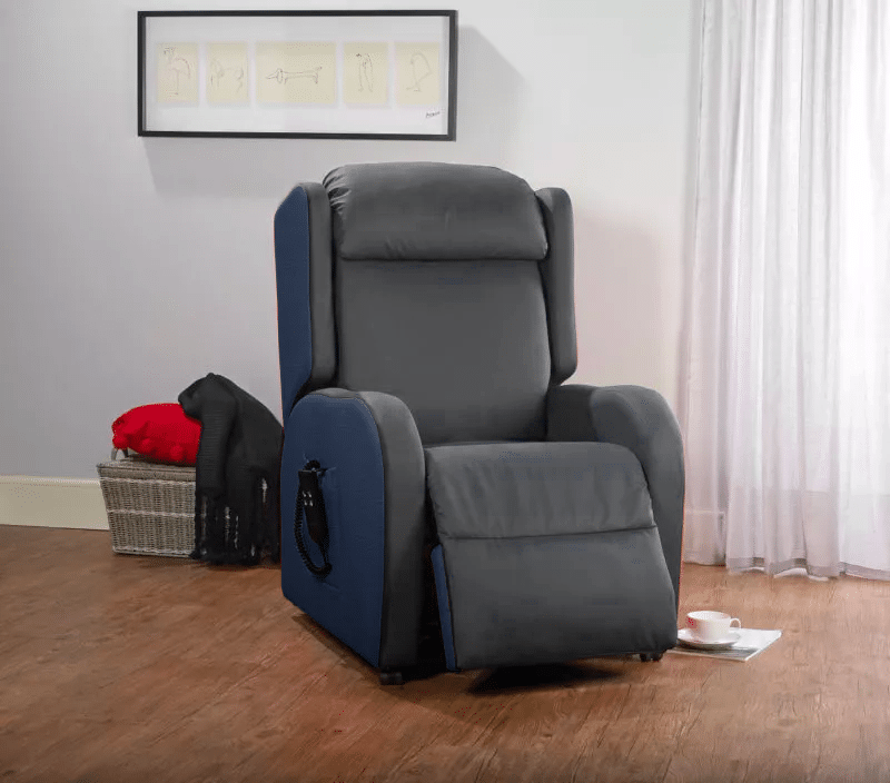 light brown made to measure recliner chair in living room